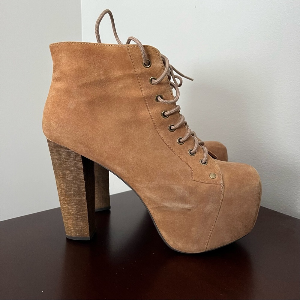 Jeffrey Campbell Havana Last Lace-Up Platform Boots